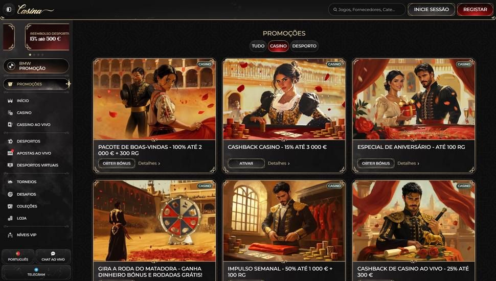 Casina casino promoções