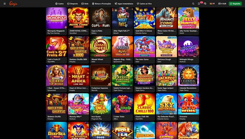 Ginja casino slots