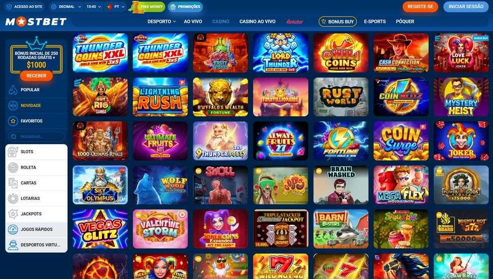 Mostbet casino slots