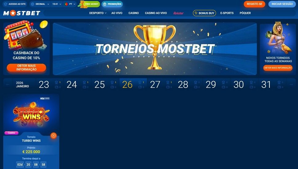 Mostbet casino torneios