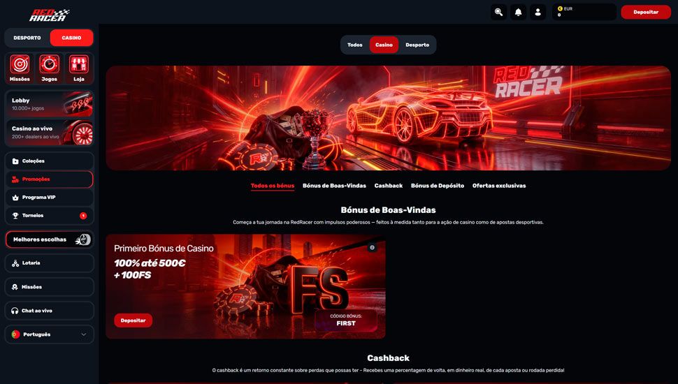 RedRacer promocoes