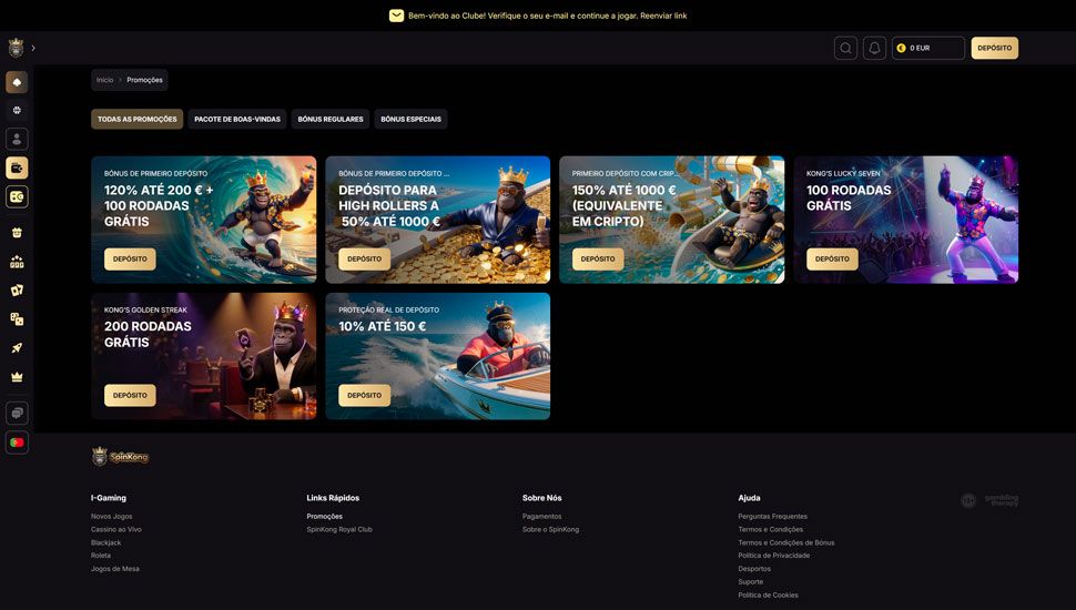 Spinkong promocoes