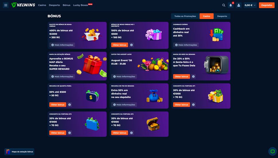 Velwins bonus