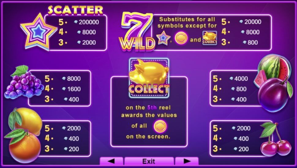 20 Golden Coins slot Simbolos