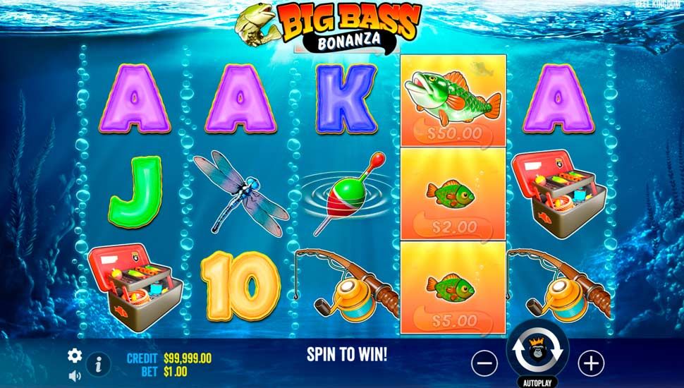 Big Bass Bonanza slot Jogabilidade