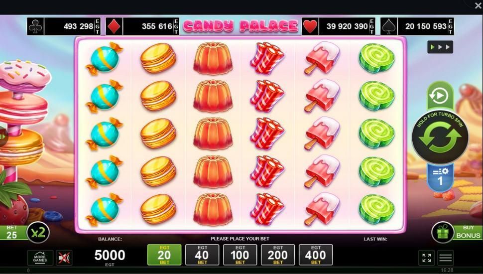 Candy Palace slot jogabilidade