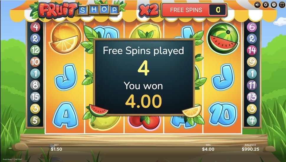 Fruit shop slot Bonus
