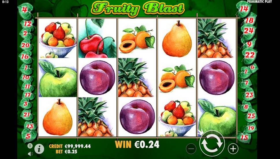 Fruity Blast slot jogabilidade