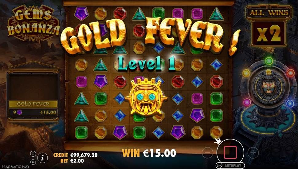 Gems Bonanza slot bónus