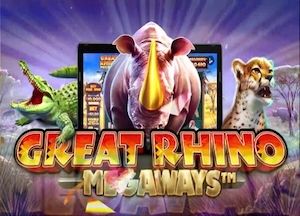 Informações gerais sobre a ranhura Great Rhino Megaways