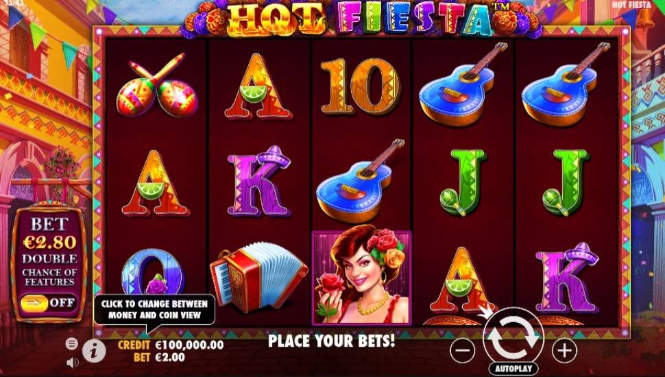 Hot Fiesta slot jogabilidade