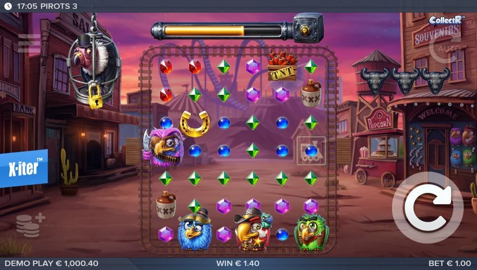 Pirots 3 slot jogabilidade