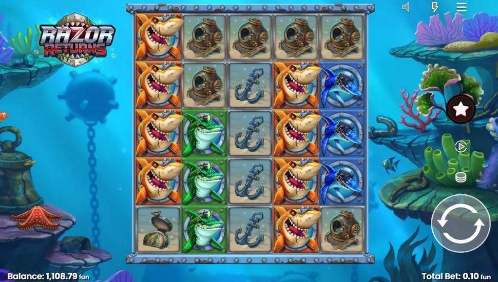Razor Returns slot jogabilidade