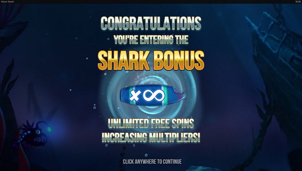 Razor Shark slot Bonus