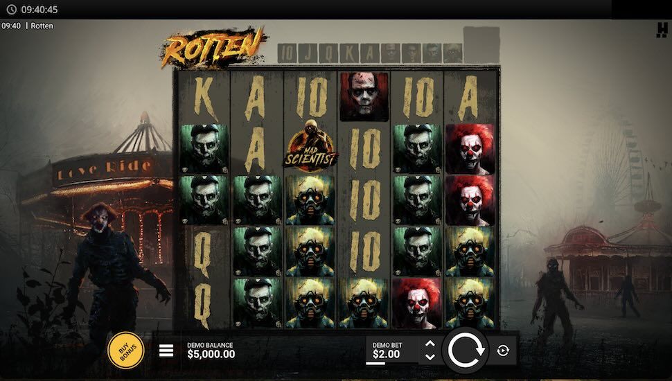 Rotten slot Jogabilidade