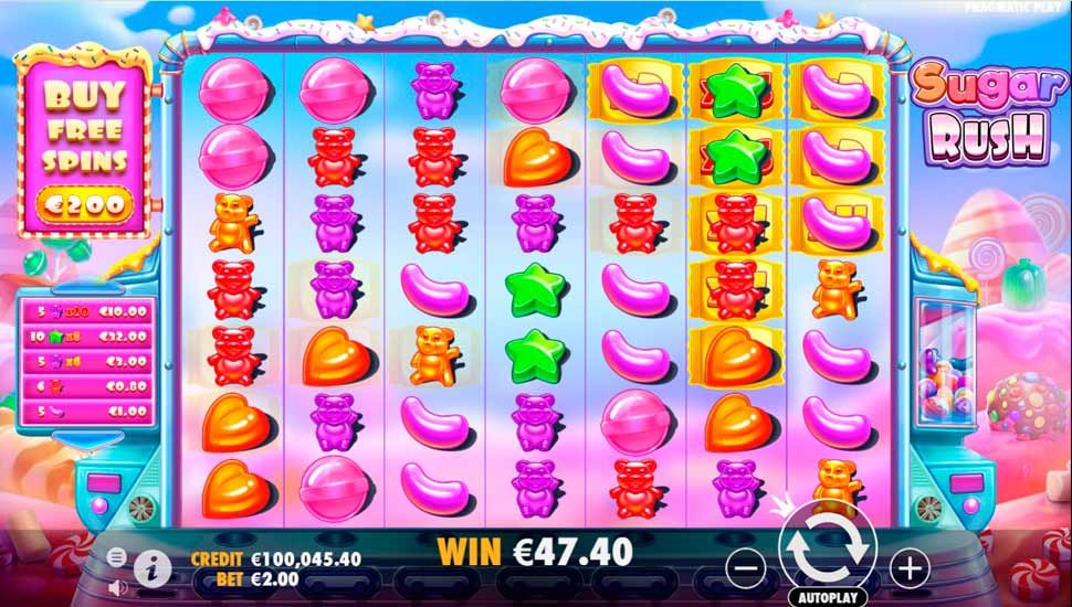 Sugar Rush slot Jogabilidade